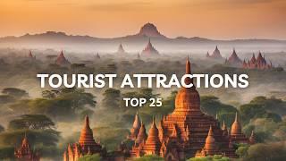 25 Top-Rated Tourist Attractions in the World | Most Beautiful Places in the World | 4K Video