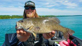 Bass Fishing A New Lake - We Caught 100+ Fish (Multi Species)