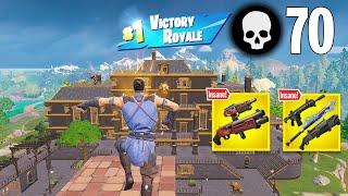 70 Elimination Solo vs Squads Gameplay "Build / Zero Build" Wins (Fortnite Chapter 6 Season 2)