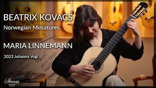 Beatrix Kovacs plays Norwegian Miniatures by Maria Linnemann on a 2023 Johanna Vogl Classical Guitar