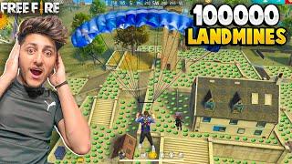 1 Million Landmines In One Match Only Landmine Challenge - Garena Free Fire