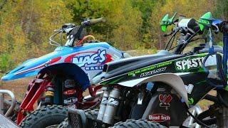 Honda TRX250R and Walsh Hybrid CRF450 2 Stroke vs 4 Stroke Raw Footage