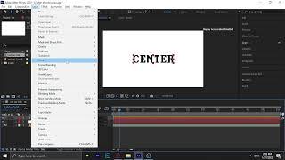 How to Center the anchor point on a text layer in After Effects