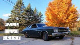 Fall test drive in my FIXED 1970 Chevelle SS! (Binaural Audio)