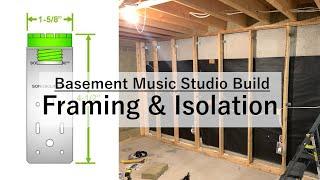 Framing & Isolation: Basement Music Studio Build