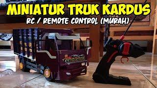 MINIATUR TRUK KARDUS RC REMOTE CONTROL MURAH