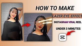 Laser light effect | lightning eye CAPCUT | glowing eye tutorial