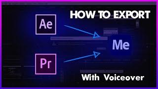 How To Export Premiere Pro / After Effects Projects To Media encoder | Render In Media encoder