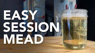 How to make a Session Mead | A crispy hydromel recipe made with fruity honey and a touch of sparkle