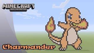 Minecraft: Pixel Art Tutorial and Showcase: Charmander (Pokemon)