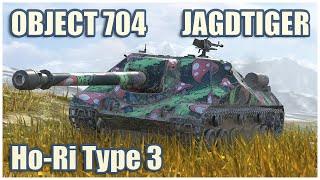 Object 704, Jagdtiger & Ho-Ri Type III • WoT Blitz Gameplay