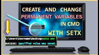 How to Create, Change & Delete any Environment Variable in CMD || SETX Command || Batch Script |️|