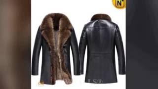 Men's Custom Leather Fur Coats CW836059 | jackets.cwmalls.com