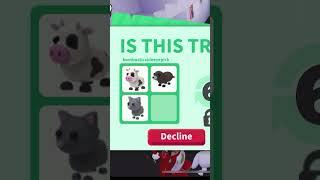 Huge win adopt me trade #adoptmetrading #adoptme #adoptmepets #fyp #shorts #explore