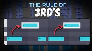 A Cheatcode for Catchy Melodies: The Rule of 3rd's