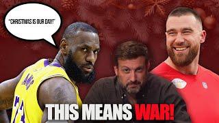 LeBron James DECLARES WAR On NFL Over Christmas! | OutKick Hot Mic