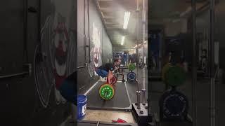 Deadlift — 265lbs x6, squats — 210lbs 3x3