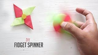 DIY Paper Fidget Spinner