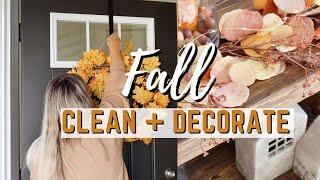 Simple Fall Decorate with me 2021| "NEW" fall clean and decorate with me 2021