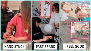 I feel good. Fart prank. Hand stuck prank | tiktok compilation