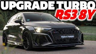 600PS mit UPGRADE TURBO im Audi RS3 8Y - MIT TÜV! Downpipe, Abgasanlage, 5 Zoll Carbon Ansaugung