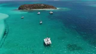 Sailing Tobago Cays St Vincent Aerial 360 View