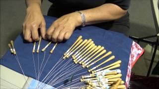 Bobbin Lace Making Demonstration -  So Cal Fair October 4 - 12, 2014