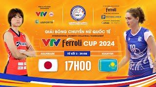 LIVE Kuanysh (Kazakhstan) – Aranmare (Nhật Bản) | Trực tiếp VTV Ferroli Cup 2024