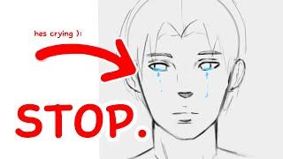 Art tips for drawing the face so your not TRASH .
