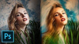 “Variable Speed” Feature for Incredible Painting Effect! - Photoshop Tutorial