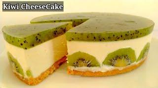 Kiwi Cheesecake | How to make kiwi cake | Easy cooking with das