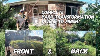 “From Chaos to Curb Appeal | Full Overgrown Yard Transformation Journey”FIVE episodes in ONE