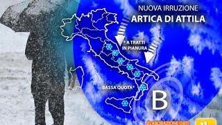 METEO ITALIA - È in arrivo una forte tempesta polare con neve, gelo e freddo intenso