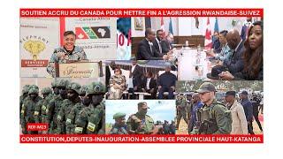 19/11/SOUTIEN ACCRU DU CANADA POUR METTRE FIN A L’AGRESSION RWANDAISE,CONSTITUTION,HAUT-KATANGA-ASS.