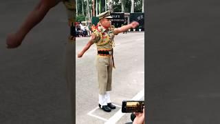 BSF 2IC ‍️Perfect  Drill #ncc #bsfparade #indianarmy #shortsvideo #army #bsf #police