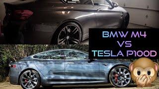 BMW M4 vs Tesla P100d vs jeep trackhawk (Mexico Runs)