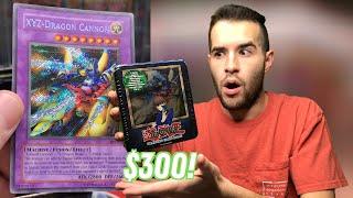 OPENING A $300 XYZ Dragon Cannon Yugioh Tin From 2003!