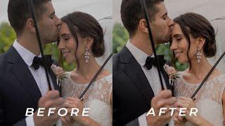 Editing a Wedding Photo From Start to Finish