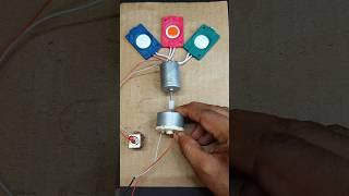 Powering 3 LEDs Using a DC Motor and Dynamo