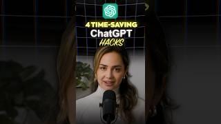 4 ChatGPT hacks that will save you a ton of time!