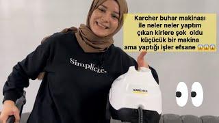 KARCHER SC3 ANNİVERSEY BUHAR MAKİNASI KULLANIMISEN NE GÜZEL BİR NİMETSİNÇIKAN KİRLERE ŞOK OLDUM