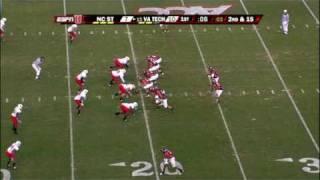 ESPN Highlight #2 :: 2009 Virginia Tech Hokies vs North Carolina State Wolfpack