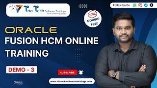 Best Oracle Fusion Cloud HCM Online Training | Oracle Fusion Cloud HCM Certification Demo -3