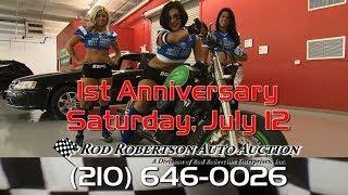 Rod Robertson 1st Anniversary Auto Auction - July 12th at 10AM