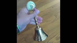 Oshun Peacock Bell brass handmade agogo campana Orisa Ochun Osun Iyalode