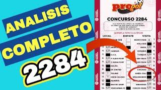 PRONOSTICOS de la QUINIELA PROGOL 2284 - LA NUEVA