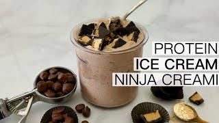 CHOCOLATE PEANUT BUTTER PROTEIN ICE CREAM NINJA CREAMI