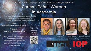 UCL WiP Research Careers Panel 2022