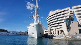 Wind Surf Sailship. Windstar cruises. Barcelona.