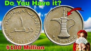 UAE 1 Dirham 1435-2014 most Valuable Old Coin, Dubai 1 Dirham real price in PKR and INR